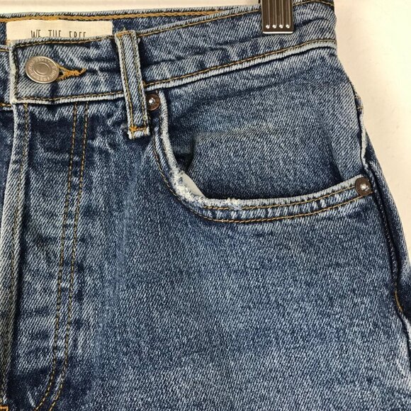 We The Free High Waisted Button Fly Stella Skinny Jeans  Size 25 - Picture 4 of 14